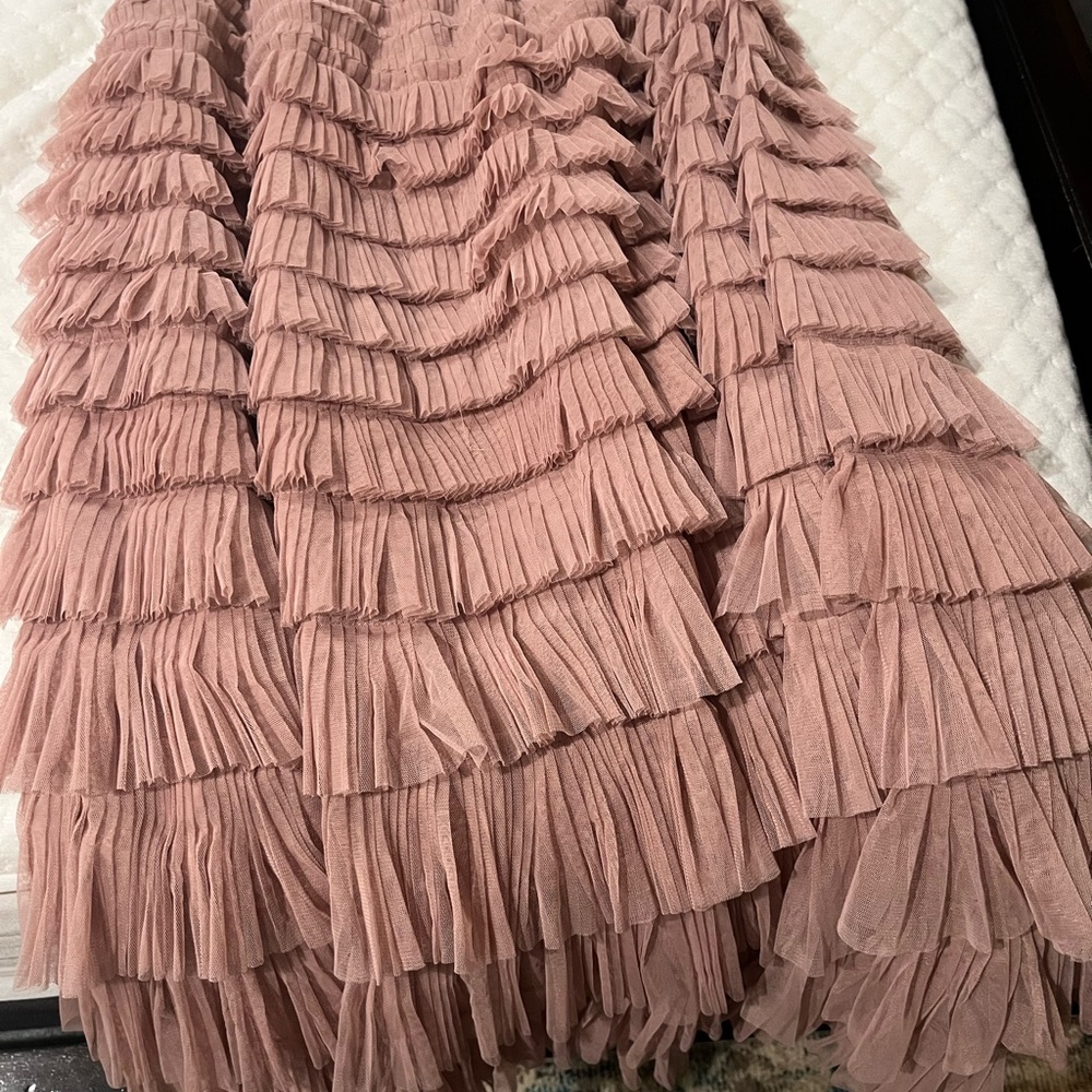 Pink Ruffled Skirt